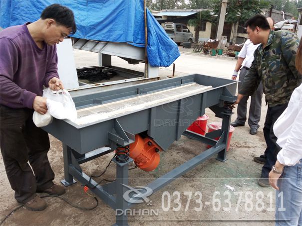 鋼纖維直線振動篩 鋼纖維直線振動篩